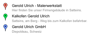 beschreibung karte google maps